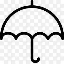 电脑图标雨伞天气保险雨伞