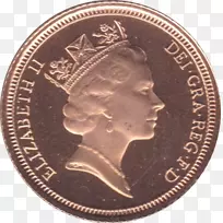 硬币目录威尔士英镑一英镑硬币