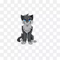 胡须小猫爪形卡通小猫