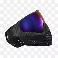 护目镜彩球面罩紫光面罩