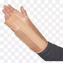 拇指夹板踝关节骨折
