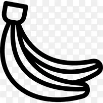 食品电脑图标剪贴画-香蕉