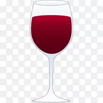 红酒白葡萄酒玻璃夹艺术-葡萄酒