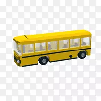 校车模型乐高汽车-巴士