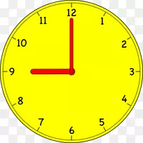 数字时钟计算机图标剪辑艺术时钟