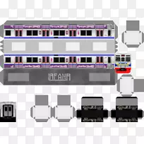 印尼凯雷塔通勤列车铁路运输纸203系列列车