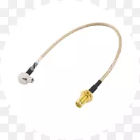 同轴电缆SMA连接器天线调制解调器华为-猪尾