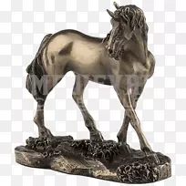 青铜雕塑马雕像半身像-马