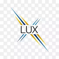 Lux vide徽标组合与专业小说电视视频-lux标志