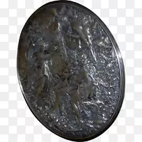 铜石雕刻硬币