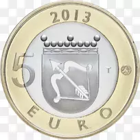 芬兰2欧元硬币