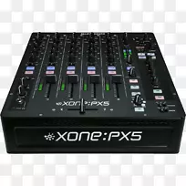 音频混合器Allen&heath xone：px5dj混音器光盘骑师-db2