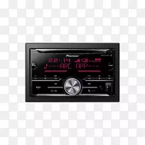 车辆音频iso 7736 cd播放器收音机立体声音响粉红Spotify