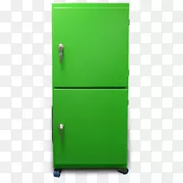 文件柜绿色抽屉设计
