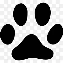 猫爪脚印动物足迹-猫