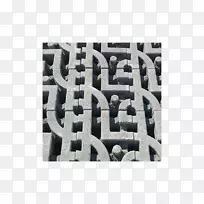 矩形字体角
