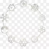 燃烧人线艺术绘画文化设计