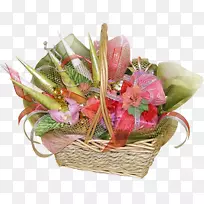 花卉设计食品礼品篮切花花束