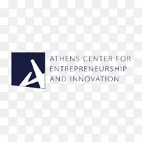 雅典经济与商业大学雅典创业与创新中心标志-王牌家族标志