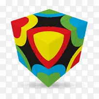拼图游戏v-立方体7魔方立方体
