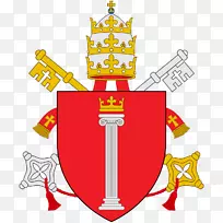 教皇王冠教皇的臂章-马提努斯