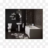 罗卡浴室淋浴槽-厕所
