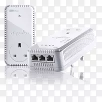 Devo powerlan电力线通信无线中继器wi-fi电力线