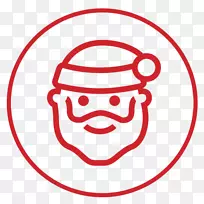 电脑图标设计圣诞老人-圣诞节