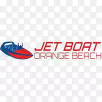 海湾海岸喷气艇惊险乘坐橙色海滩游艇标志-游艇海滩
