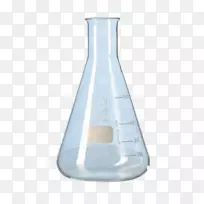 实验室烧瓶玻璃Erlenmeyer瓶圆底烧瓶实验室烧瓶