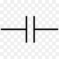 电子符号电解电容器接线图.符号