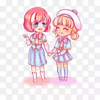 服装友谊剪贴画设计