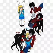 Marceline，吸血鬼女王，泡泡糖公主，Fionna和MarshallLee，YouTube