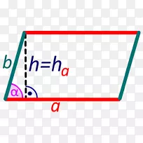 角菱形平行四边形面积几何角