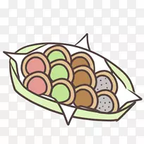 蜗牛昆虫食物线剪贴画-蜗牛