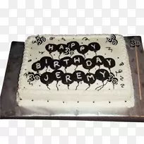 糖霜和糖霜生日蛋糕装饰薄片蛋糕-生日