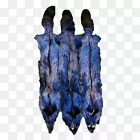 钴蓝皮毛银狐
