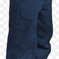 钴蓝牛仔裤