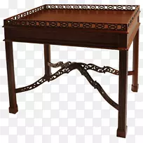 Chippendale桃花心木椅桌