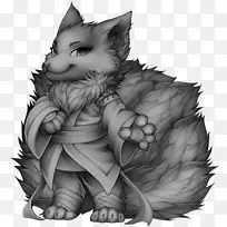 胡须猫狐狸灰狼猫