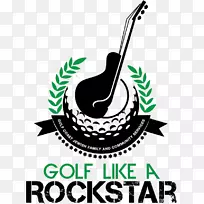 摇滚明星标志高尔夫剪贴画-标志摇滚明星