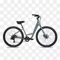 诺科自行车山地自行车混合动力自行车专用自行车部件-城市场景