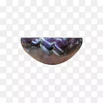 紫水晶碗紫色玻璃首饰.石英晶体岩石