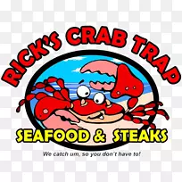 沃尔顿堡海滩里克的螃蟹陷阱切萨皮克蓝蟹-鱼餐厅