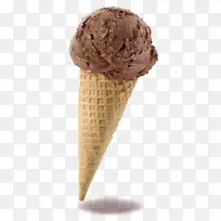 巧克力冰淇淋圆锥形仙境家庭娱乐中心