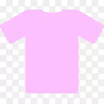 t恤袖衣粉红色短袖衬衫
