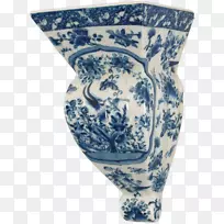 青花陶瓷瓶瓷背受欢迎