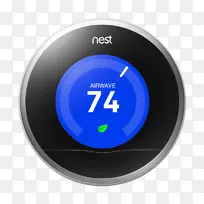 Nest学习恒温器智能恒温器巢实验室可编程恒温器-适应天气