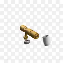 01504黄铜工具-马文偏执机器人