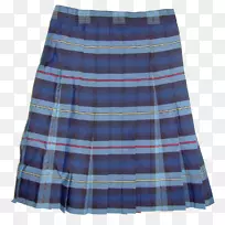 龙舌兰裙Inka的制服全格子短裤和褶皱裙